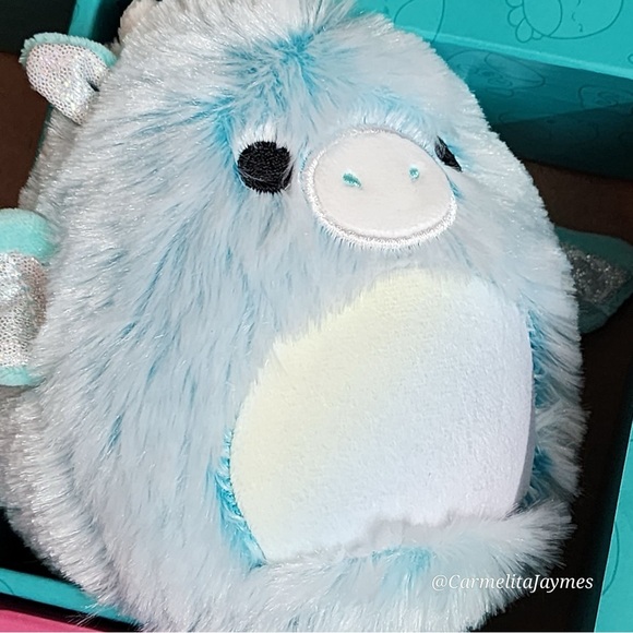 LORELAI 🐉 Blue Dragon FuzzAMallow Original Squishmallows by Kelly Toy ☆》NWT ☆》 - Picture 2 of 3